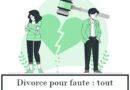 divorce pour faute