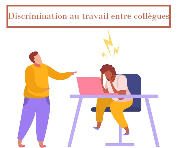 Discrimination au travail entre collègues