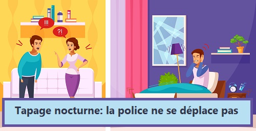tapage nocturne police ne se déplace pas