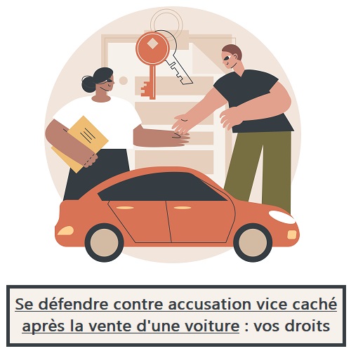 Se défendre contre accusation vice caché voiture