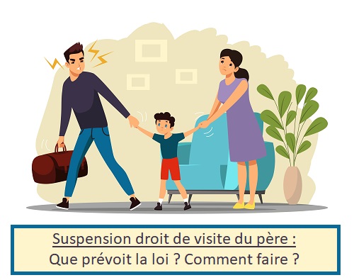 Suspension droit de visite du père