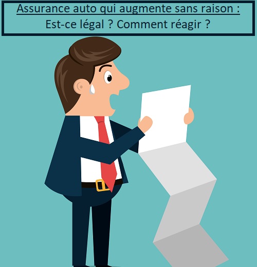 Assurance auto qui augmente sans raison