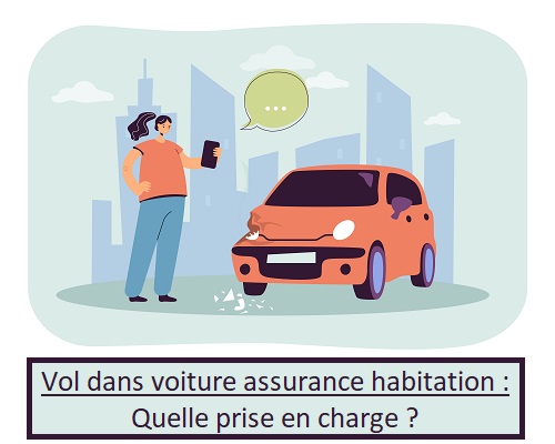 Vol dans voiture assurance habitation : prise en charge
