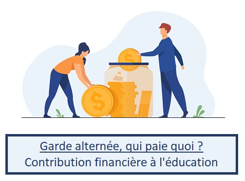Garde alternée qui paie quoi