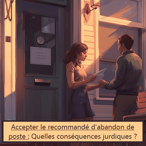 Abandon de poste accepter les recommandés