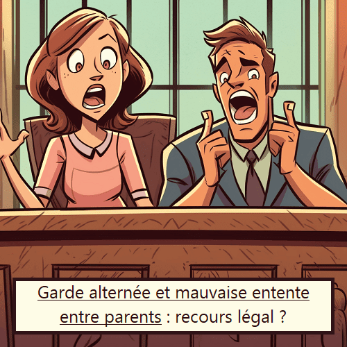 Garde alternée mauvaise entente entre parents