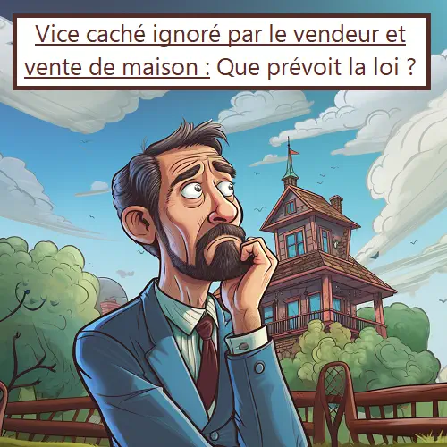 Vice caché maison vendeur pas au courant