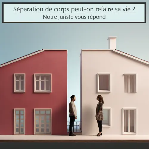 Séparation de corps peut-on refaire sa vie