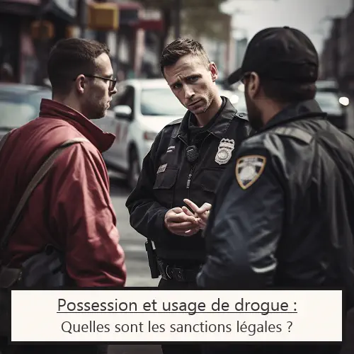 Possession de drogue sanction